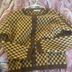 Gimaguas checkered cardigan
